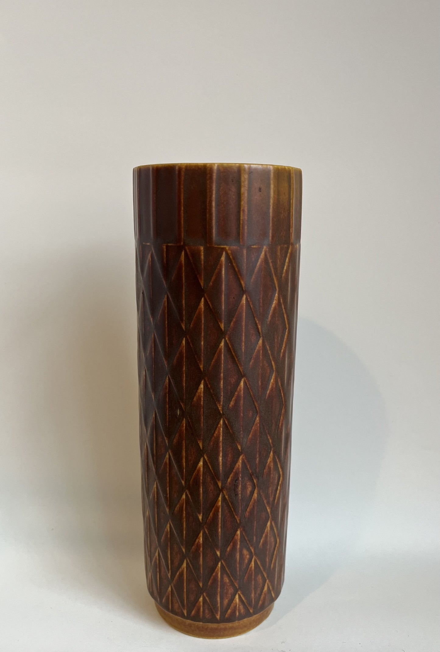 Gunnar Nylund ceramic vase in brownish shades - no. 1001