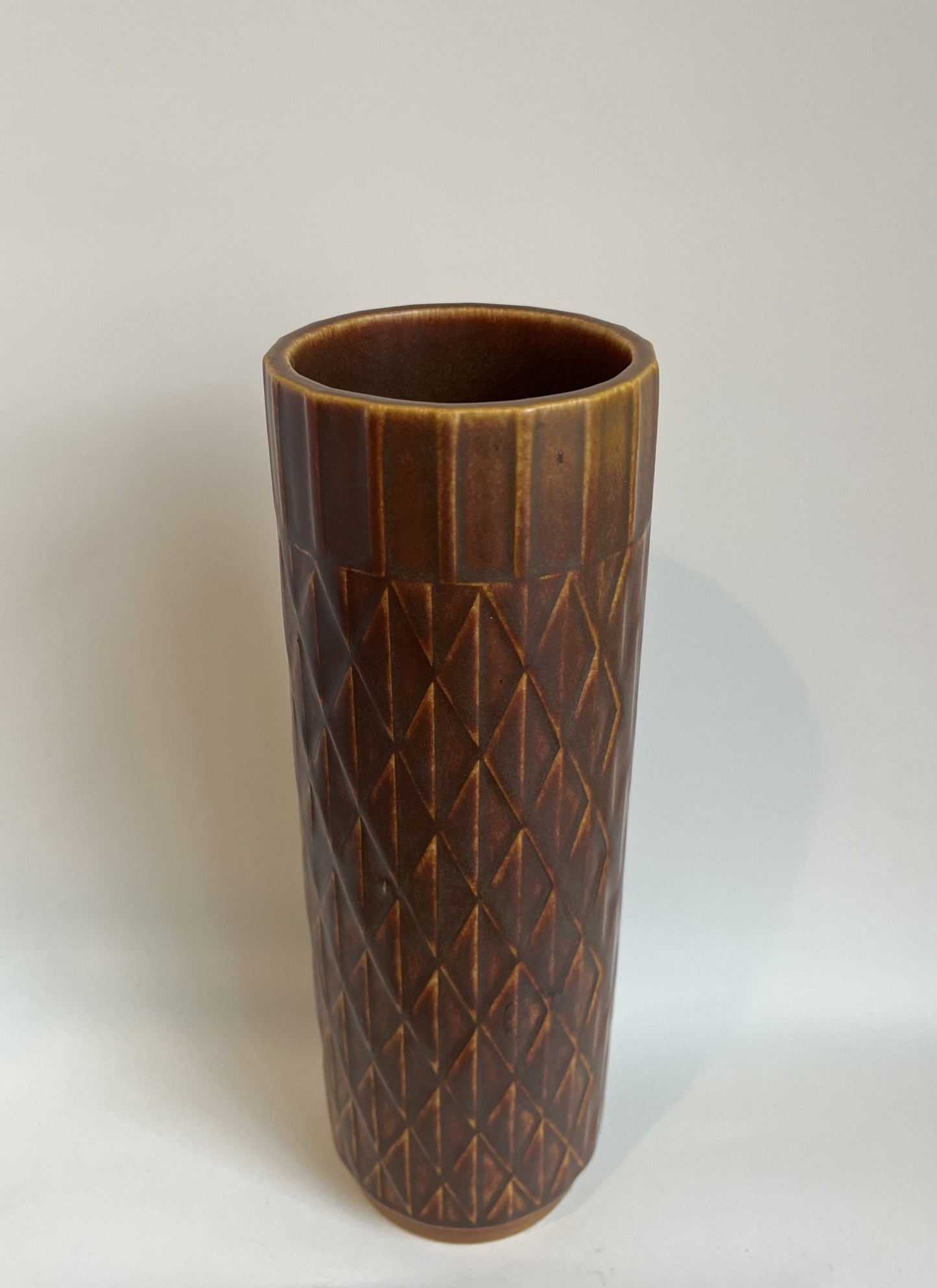 Gunnar Nylund ceramic vase in brownish shades - no. 1001