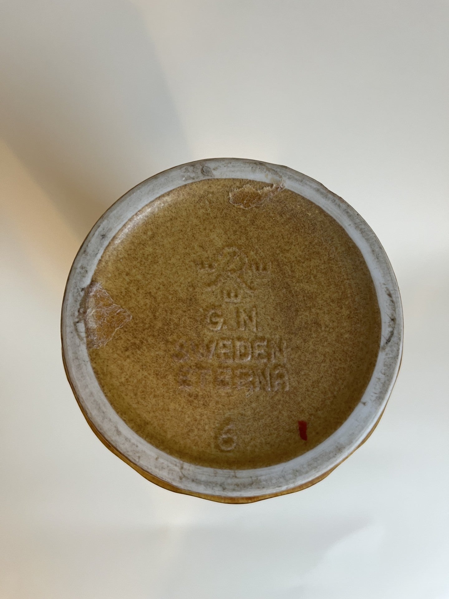 Gunnar Nylund ceramic vase in brownish shades - no. 1001