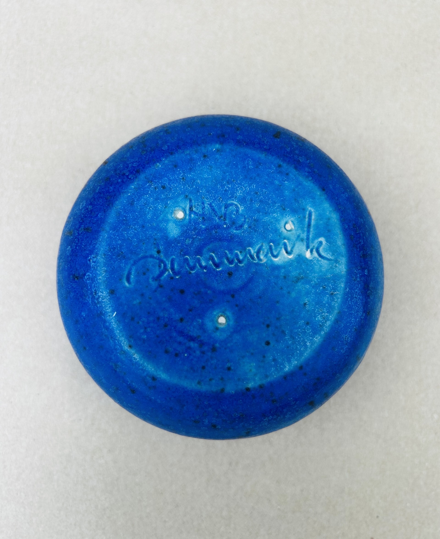 Small ceramic bowl by Hans Nielsen Buch – charming vintage design - no. 0008
