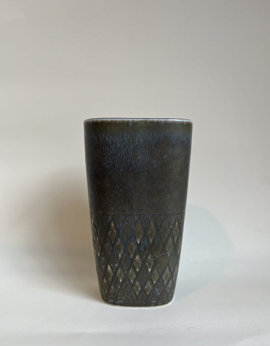 Stoneware vase designed by Carl-Harry Stålhane for Rörstrand, Sweden 1950s - no. 1013