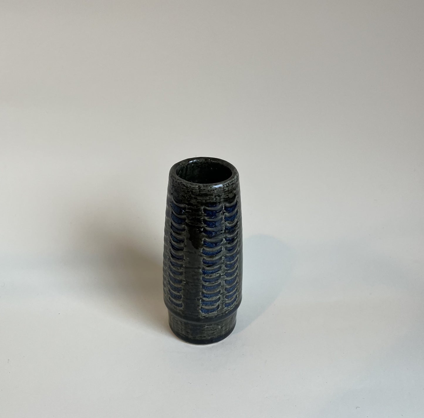 Palshus stoneware vase made in Charmotte style, design by Per Linnemann-Schmidt