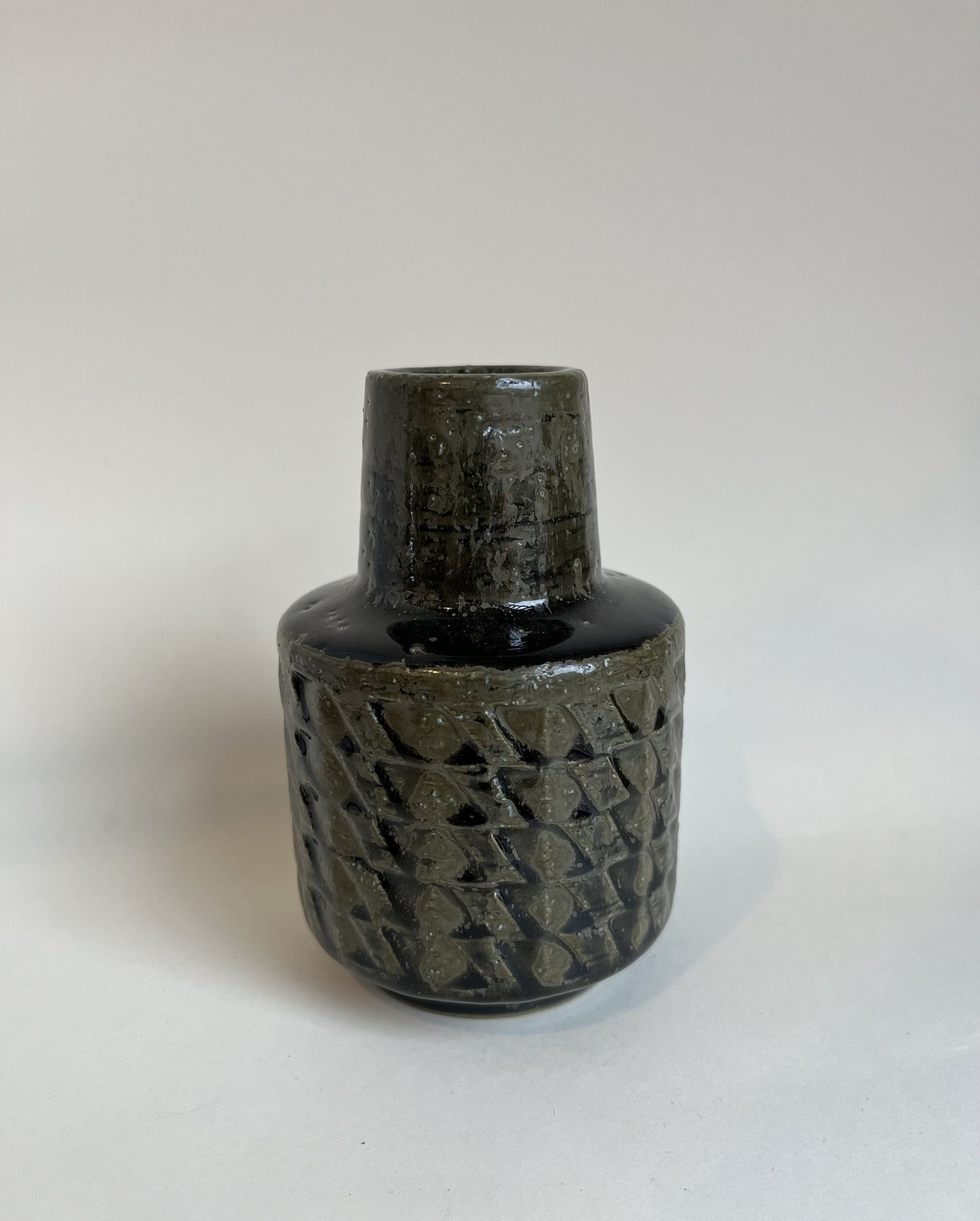 Palshus stoneware vase made in Chamotte style by Per Linnemann Schmidt, Denmark 1960s - no. 1006