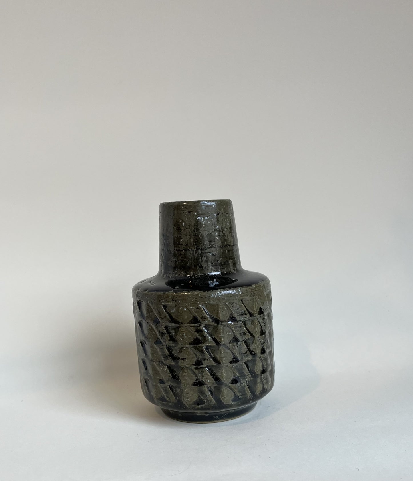 Palshus stoneware vase made in Chamotte style by Per Linnemann Schmidt, Denmark 1960s - no. 1006