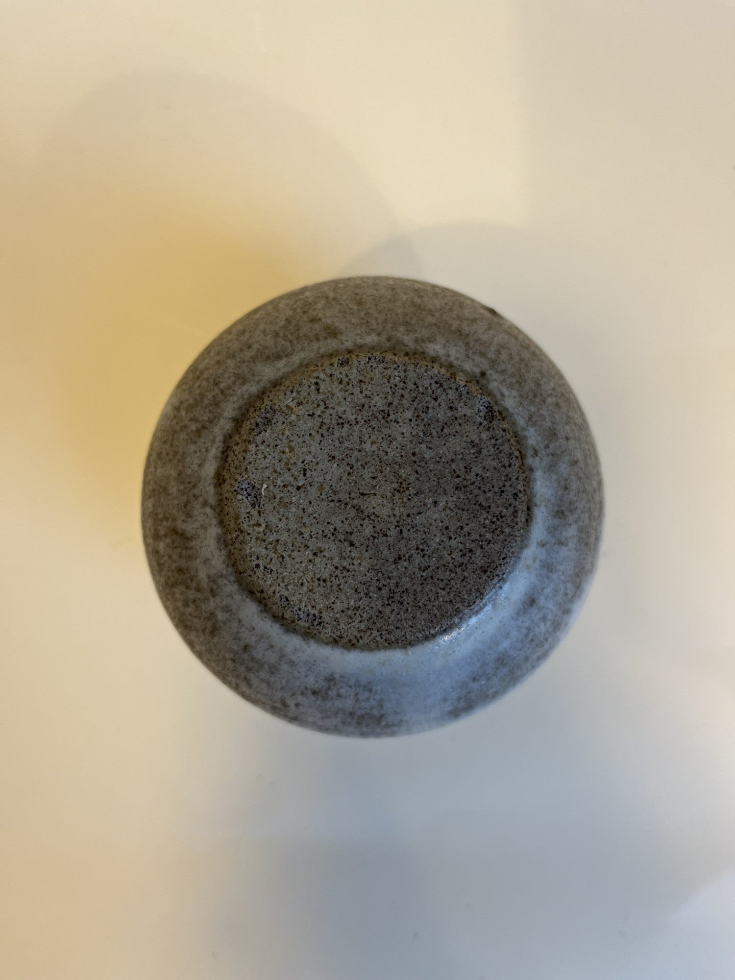 Spherical stoneware vase by unknown artist - no. 1004