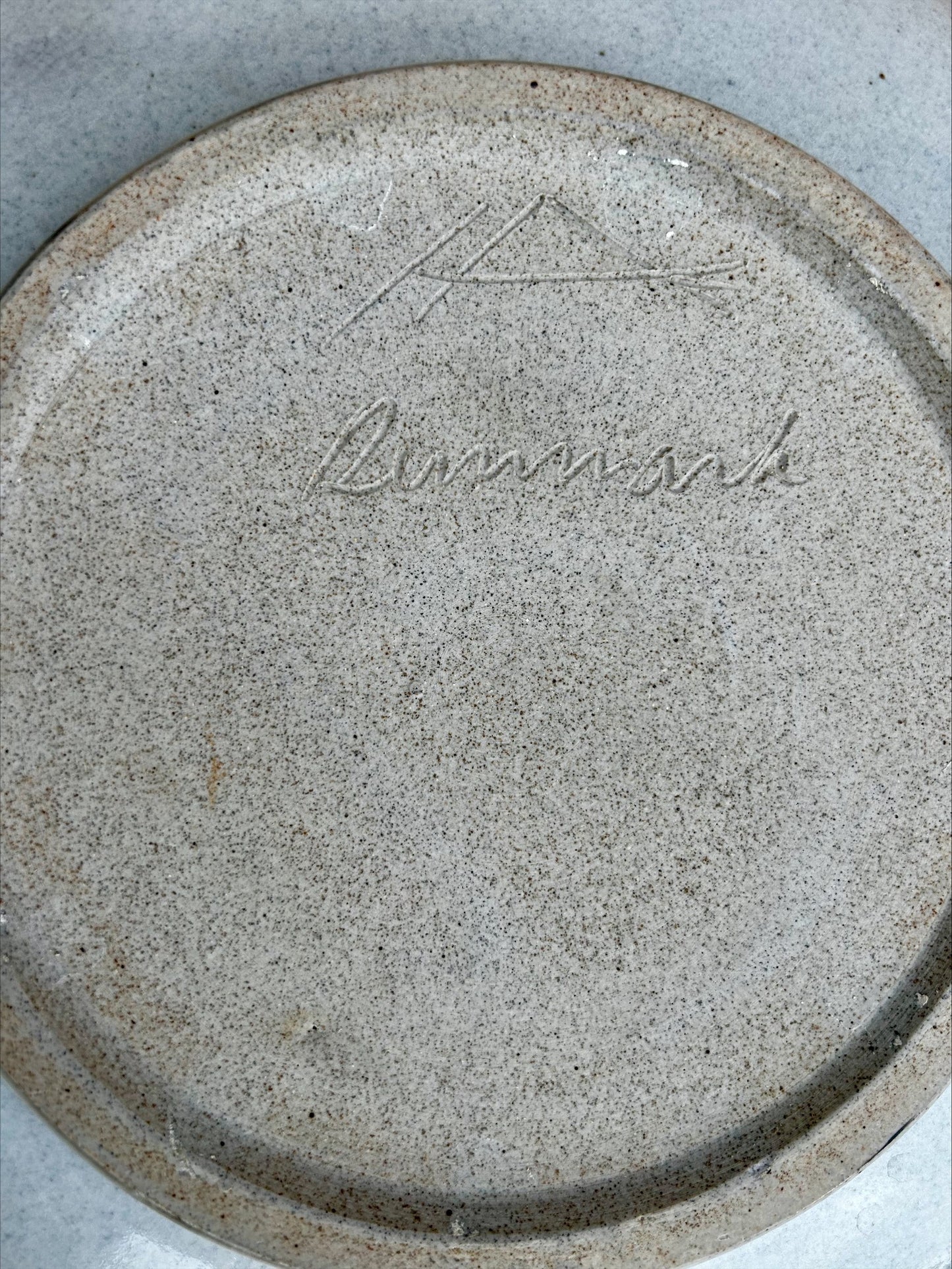 Huge ceramic dish from Kähler - signed HAK - no. 0020